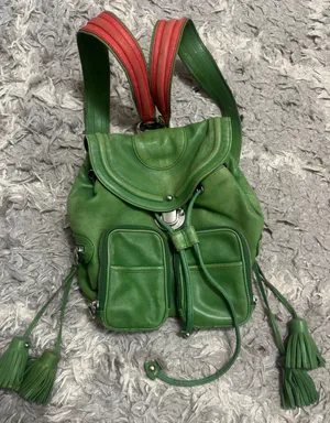 Vintage Leather Mini Backpack thumbnail 1