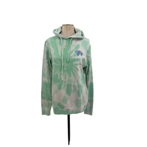Roller Rabbit Tie Dye Hoodie Mint‎ Green Monkey Embroidered Pullover Size XS thumbnail 3