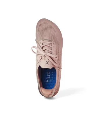 Flax Women’s Pink Knit Lace-Up Athletic Sneakers thumbnail 7