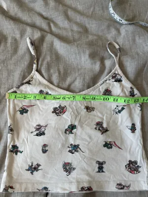 Brandy Melville Graphic Dino Cropped Tank thumbnail 6