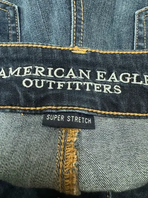 American Eagle Super Stretch Artist Crop Size 14 Dark Wash Jeans thumbnail 4