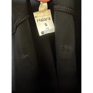Halara Black 7/8 High Waisted Tummy Control Casual Work Pants Pockets Small S thumbnail 6