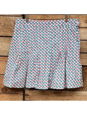 Maeve Pleated Mini Skirt | Geometric, 14 thumbnail 2
