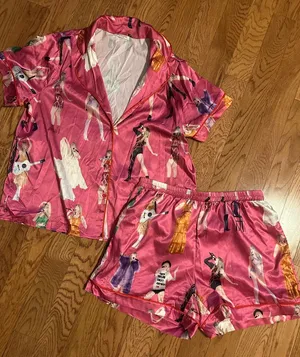 SHESHOW Pink Taylor Swift Eras Tour Pajama Set thumbnail 1