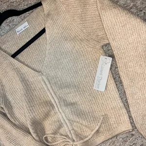 Lizard Thicket Cropped drawstring sweater! thumbnail 3