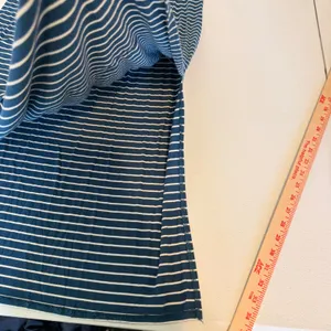 Matilda Jane Blue White Striped V-Neck Maxi Pocket Size L Cozy Beach Lounge‎ thumbnail 7
