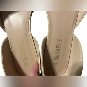 Dream pairs nude Pointed-Toe Slip on Flats size 10 thumbnail 3
