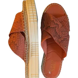 Franco Sarto Birch Slide Platform Sandal 8.5 Salmon Python Print Festival Summer thumbnail 7