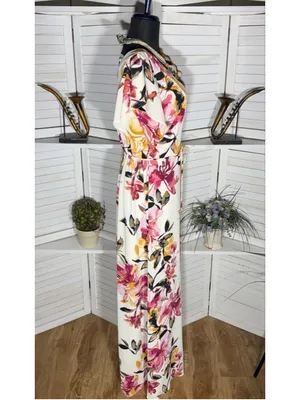 IZ Byer Y2K dress maxi floral boho short sleeve fairy whimsical cottage Derby L thumbnail 3