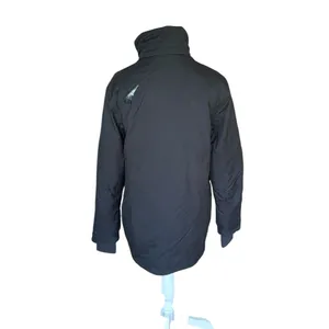Spyder Duck Down Winter Jacket Black Shell Pink Interior Womens Size 10 Medium thumbnail 2