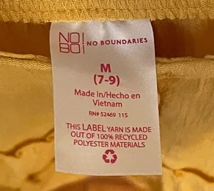 Yellow Tiered Button Up Tank thumbnail 5