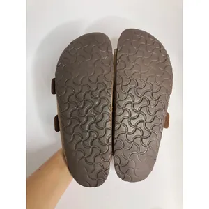 Birkenstock Arizona Sandals Women 41 Brown Fair Leather Two Strap Slides thumbnail 6