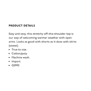 Madewell Black Melody Off-The-Shoulder Top Size Large thumbnail 9