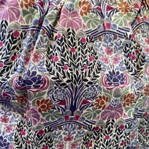 J. Crew Smocked Square-neck Cotton Top In Liberty Club Nouveau Floral Pr… thumbnail 4