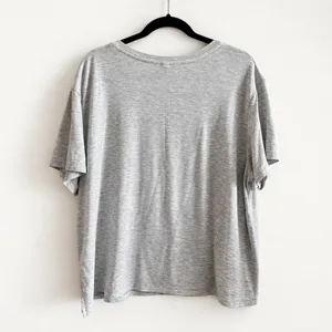 Auden Heather Gray Pajama T-Shirt Women’s XL Short Sleeve Lounge Sleep Tee thumbnail 3