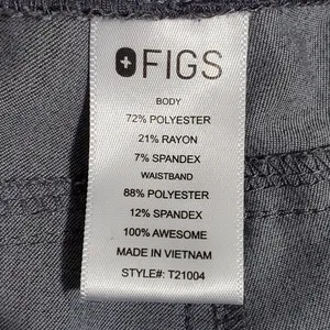 Figs Women's Kade Cargo‎ Scrub Pants Gray PO 1802. Size S thumbnail 8