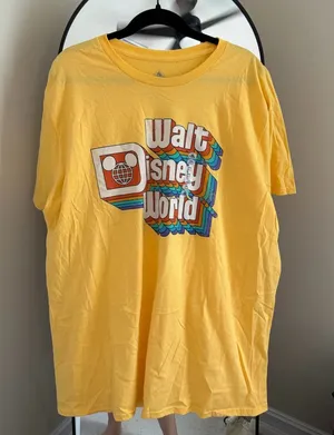 NWT Walt Disney World Yellow Graphic Tee thumbnail 1