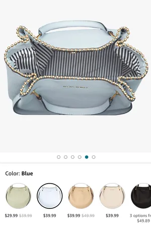 Alexis Bendel Periwinkle Purse Tote thumbnail 2
