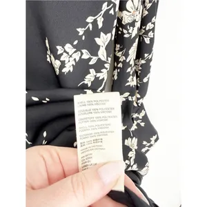 Free People Aries‎ Satin Floral Cut Out Back Mini Dress Women's L Boho Chic thumbnail 8