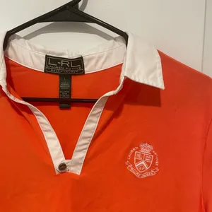 Lauren active Ralph Lauren vintage Orange polo size large thumbnail 3