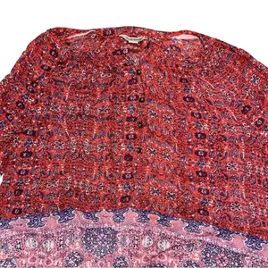 Lucky Brand Long Sleeve Peasant Top size Medium thumbnail 4