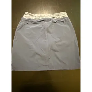 Duluth Trading Co Armachillo Skort Blue Gray Hiking Athletic Skirt Womens 8 thumbnail 4