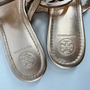 Tory Burch MILLER METALLIC SANDAL in Rose Gold thumbnail 7