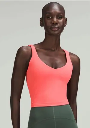 Lululemon Bright Coral Sleeveless Top 4 thumbnail 1