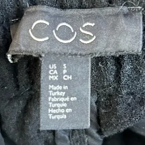 COS Black Pull On Elastic Drawstring Waist‎ Casual Pants Size Small thumbnail 4