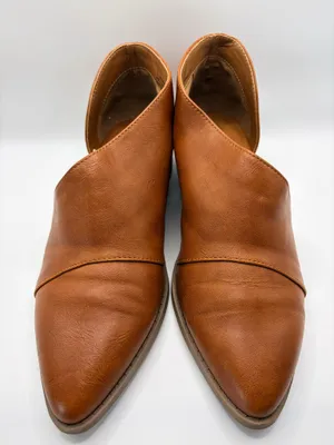 Universal Threads Brown Cutout D’Orsay Flats Minimalist Shoes Ankle Booties Boho thumbnail 4