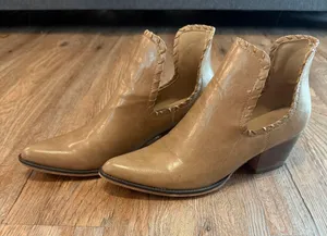 Leather Booties Size 10 thumbnail 1