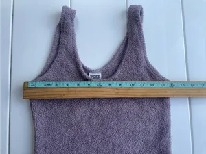 Victoria’s Secret PINK Tank Fuzzy Sleep Tank, Size XS thumbnail 7