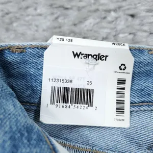 Wrangler Wrock 672 High Rise Kick Flare Jeans Light Wash Blue Cowgirl Size 25x28 thumbnail 7