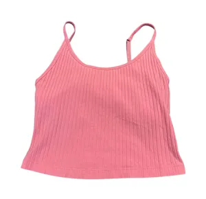 Old Navy Pink Cami Cropped Tank Size S Shelf Bra thumbnail 1