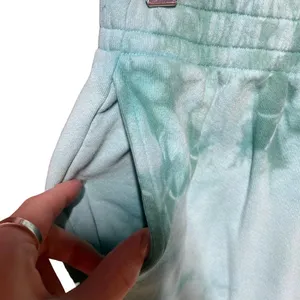 Frankie's Bikinis Aiden‎ Sweatpants Emerald Tie Dye Green Size Small thumbnail 6