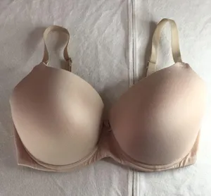 Womens Gilligan & O’Malley Nursing Bra Underwired Soft Nude Beige Size 36DDD thumbnail 1