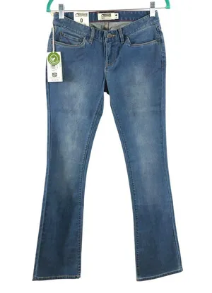 Mountain Khakis Womens Genevieve Boot Cut Jeans Classic Fit Light Wash Size 0 thumbnail 1