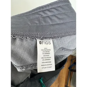 FIGS‎ Yola Skinny Cargo Scrub Pants Heather Charcoal Gray XL Petite thumbnail 4
