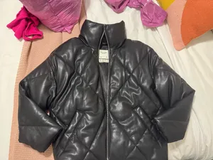 Abercrombie Leather Puffer Jacket thumbnail 2