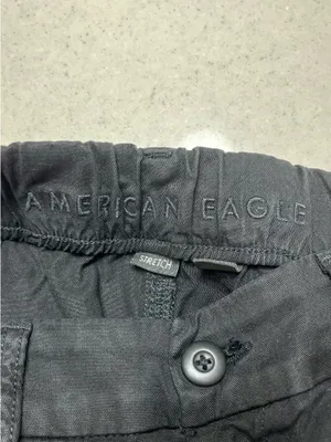 American Eagle Black Cargo Pants thumbnail 4