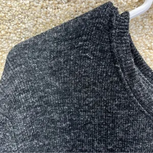Imperfect Old‎ Navy charcoal gray long sleeve shirt stretchy comfy XXL 2018 top thumbnail 6