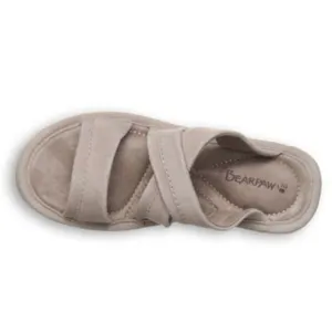 Bearpaw Altitude Platform Slide Sandals Taupe Suede Women’s Size 10 thumbnail 17