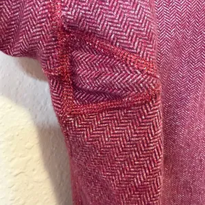 Lululemon Wunder Under High Rise Burgundy Herringbone Leggings Size 8 Activewear thumbnail 4