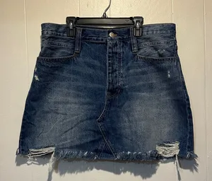Madewell Denim‎ skirt size 31 mini thumbnail 1