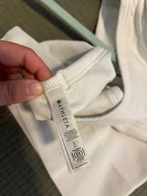 Athleta Ribbed Polo Tank Top thumbnail 3