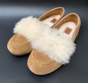 UGG Kaley Wisp Suede Sheepskin Loafer Size 6 thumbnail 1