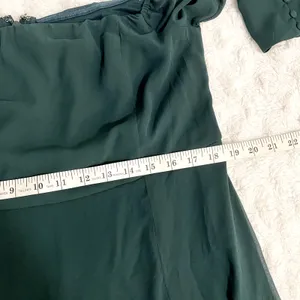 NWOT Lulus Feel the Romance Emerald Green Off-the-Shoulder Maxi Dress 1X thumbnail 8