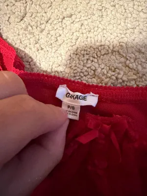 Red Garage Corset Top thumbnail 3