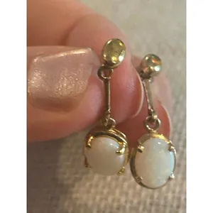 A271 1 inch 925 sterling silver gold tone thumbnail 2