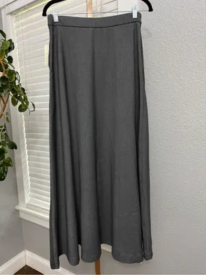 NWT Abercrombie & Fitch Maxi A-Line Gray Skirt Size Medium Tall thumbnail 3